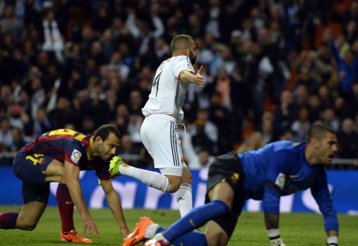 La felicità di Benzema. Afp